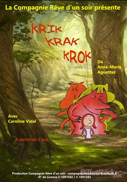 KRIK KRAK KROK – Spectacle pour enfant à partir de 3 ans