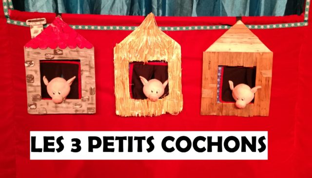 LES 3 PETITS COCHONS – Théâtre Enfant au Flibustier à Aix / Terminé