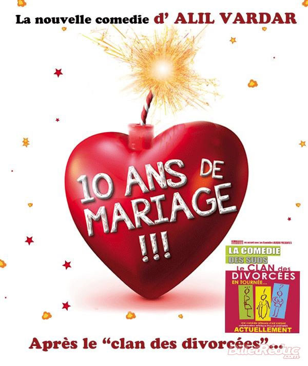 10 ANS DE MARIAGE – café théâtre à la Comédie d’Aix