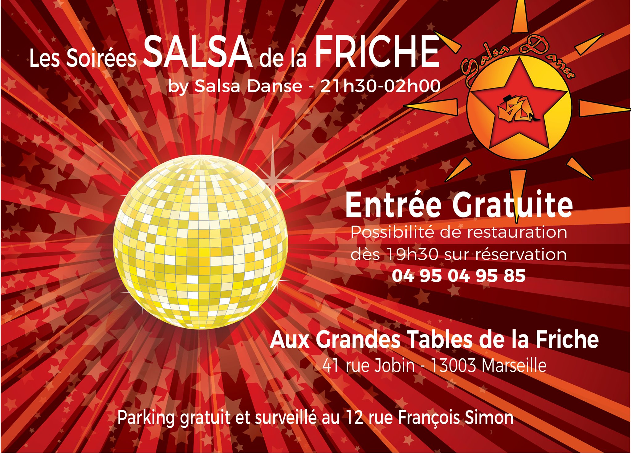 Soirée Salsa de la Friche à Marseille – Mars 2024