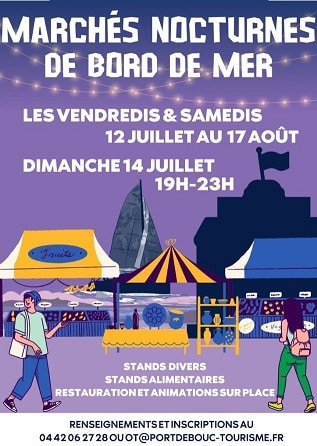 Marchés Nocturnes de bord de Mer à Port de Bouc - été 2024