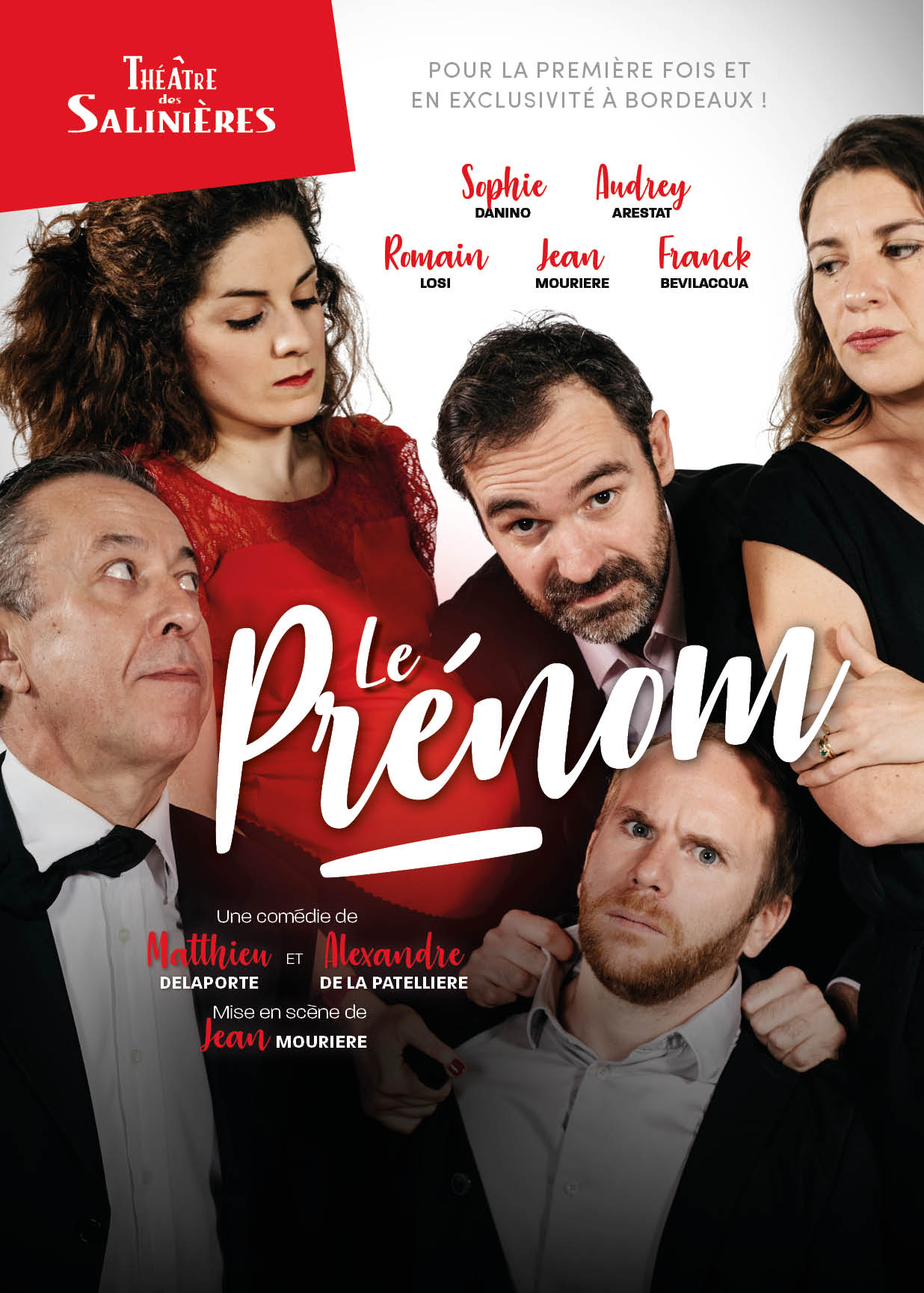 LE PRENOM – Spectacle Humour au Théâtre des Salinières à Bordeaux