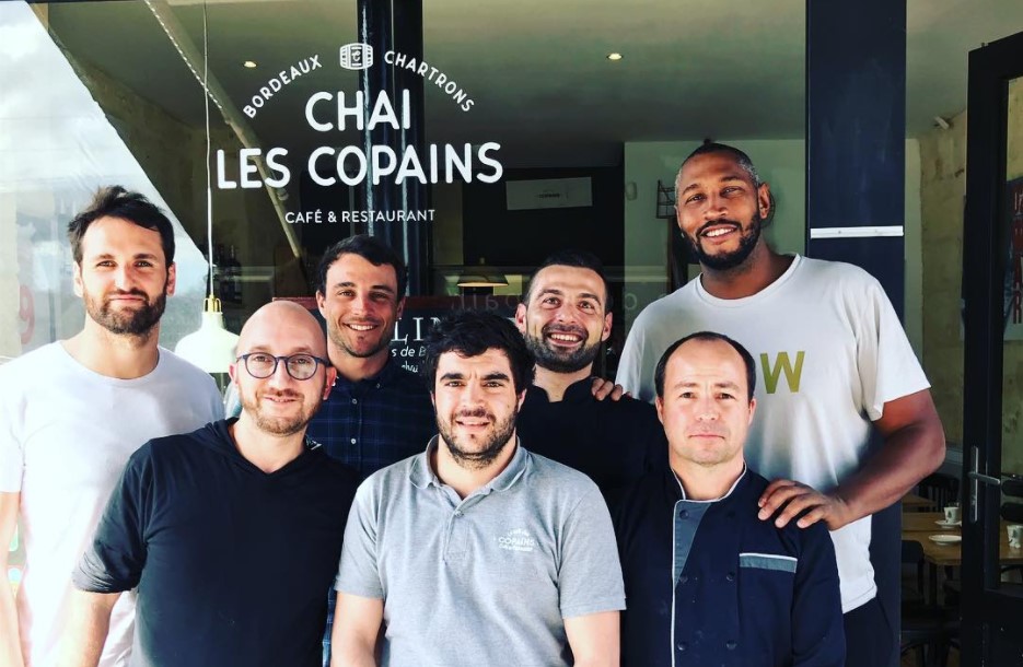 equipe restaurant chai les copains bordeaux
