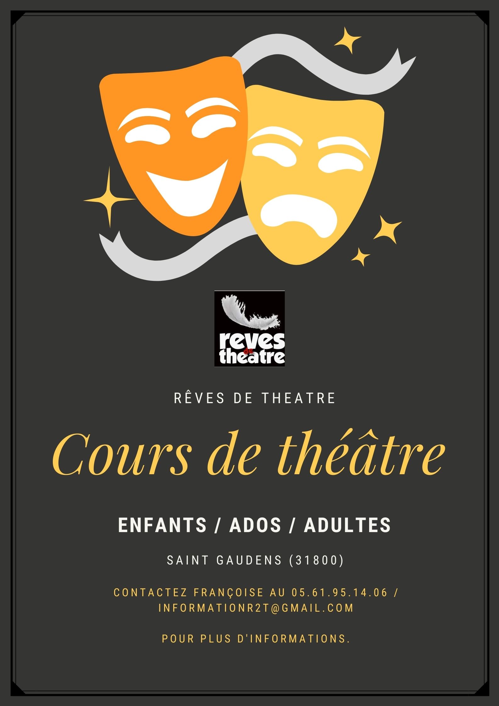 Cours de Théâtre enfants, adolescents, adultes à Saint Gaudens