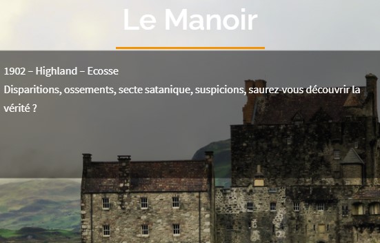 jeu d'escape game le manoir dans la salle d'évasion lib'escape libourne