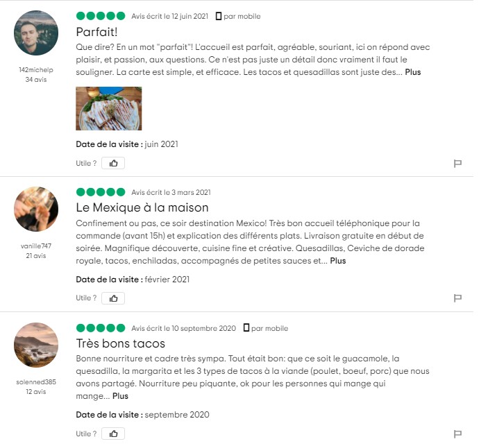 avis clients restaurant tacos et mexicain Taqueria Loka à Marseille