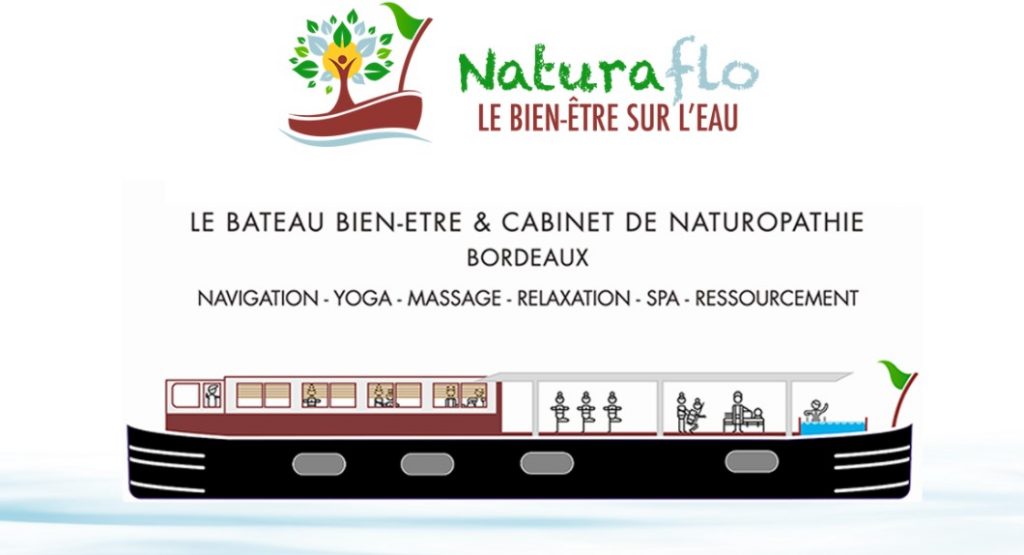 Bateau Naturaflo, péniche bien-être à Bordeaux