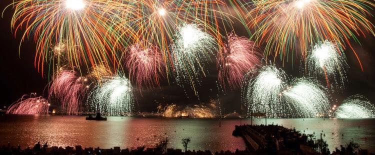 Feux d’artifice prévus à Antibes en Juillet et Août 2024