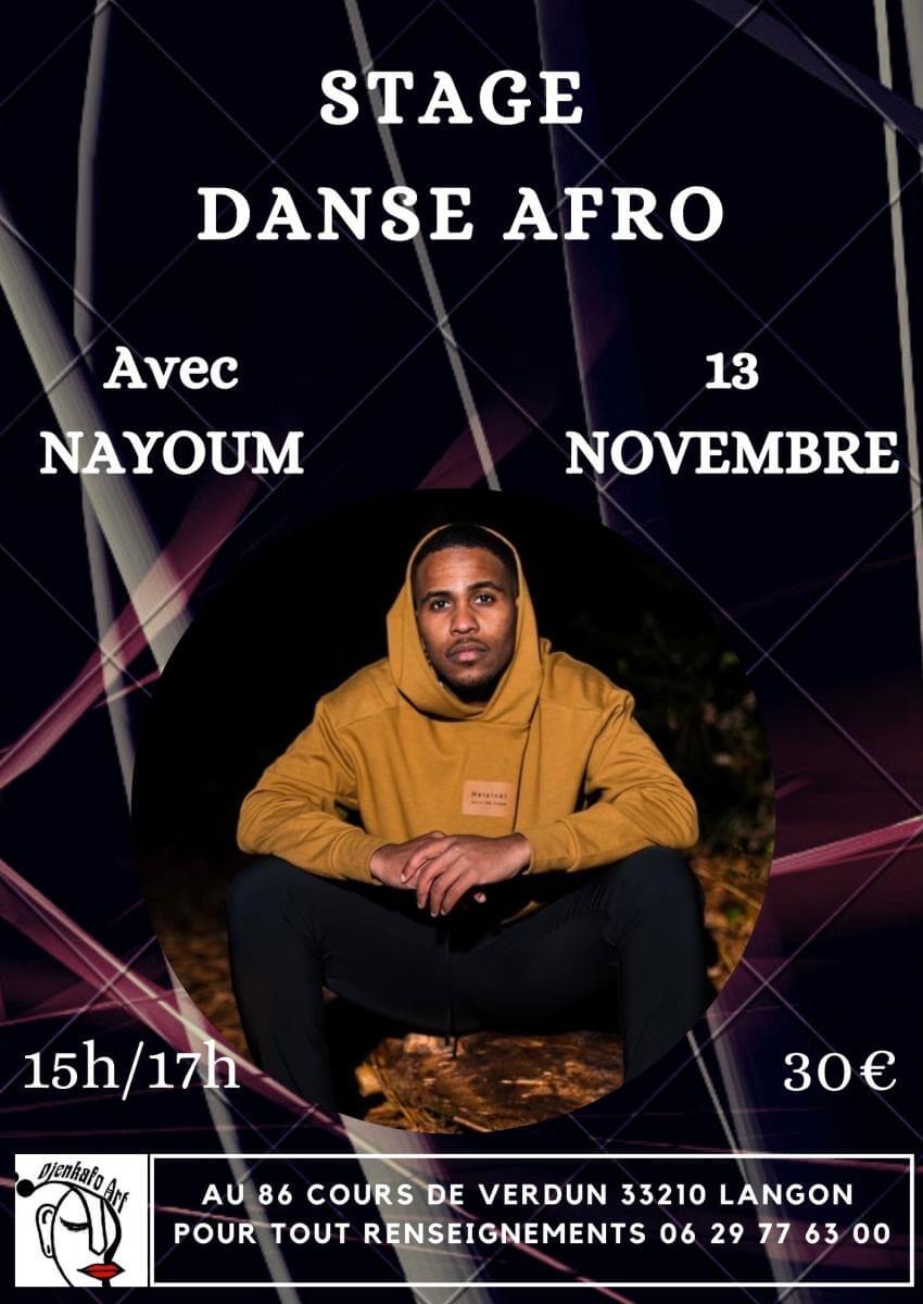 Stage d’afro danse avec Djenkafo Art à Langon