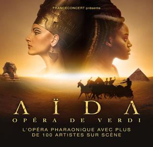 Opéra de Giuseppe Verdi « Aïda » au Dôme de Marseille