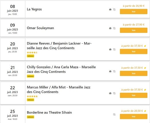Découvrez le programme des événements prévus au Théâtre Silvain - Saison 2023