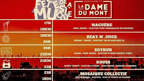 FÊTE DE LA MUSIQUE DE "LA DAME DU MONT" - 13006 Marseille