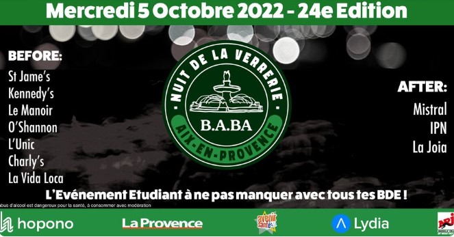 Nuit de la Verrerie – Aix en Provence