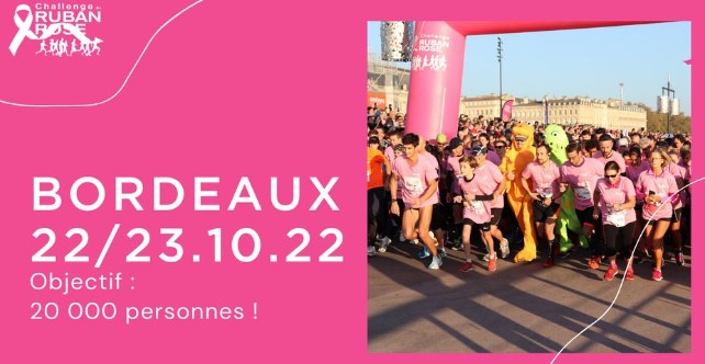 Challenge du Ruban Rose à BORDEAUX 2022