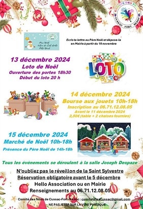 Marché de Noël - Salle Joseph Despaze - 33460 Cussac-Fort-Médoc