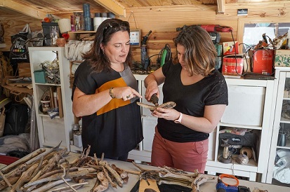 Atelier créatif : confectionnez un miroir en bois flottés à Mimet