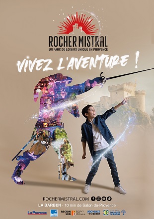 Parc d'attraction Provençal Le Rocher Mistral à la Barben - Réouverture en avril 2023