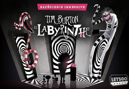 Exposition Immersive « Tim Burton Le Labyrinthe » à la Villette