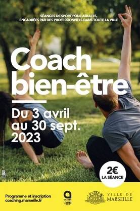 Coach bien être Marseille 2023 – 2€ la séance