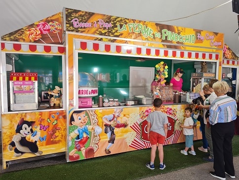 Parc d'attraction pour enfants à Fréjus dans le Var, La Ferme de Pinocchio, Stand friandise