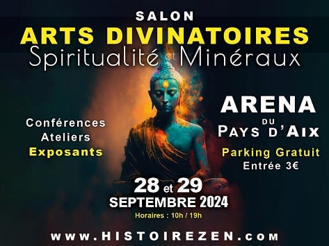 Salon Arts Divinatoires, Spiritualité et Minéraux à l’Arena du Pays d’Aix