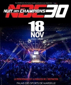 Combat de Boxe « Nuit des champions » au Palais des sports – Novembre 2023