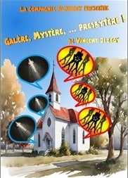 Comédie, humour "Galère, mystère... presbytère !" - Soirée réveillon Saint-Sylvestre au Théâtre L'Alphabet à Nice (06000)