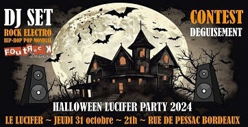 Soirée Halloween 2024 au Lucifer - Bordeaux
