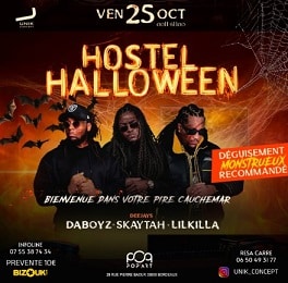 Soirée Halloween 2024 avec "Hostel Halloween" - Bordeaux