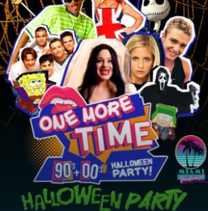 Soirée "Halloween party 90´-00´" - Miami Boulevard - 75001 Paris - Jeudi 31 octobre 2024 de 20h à 5h