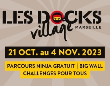 Activité enfants – Parcours Ninja gratuit aux Docks Village