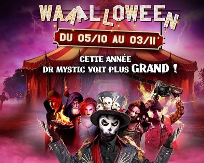 Halloween 2024 au Parc d'attractions Wallibi Rhônes-Alpes "Waaalloween" - 38630 LES AVENIERES - Tout public