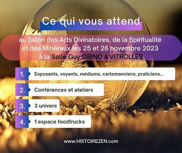 Ce qui vous attend lors du Salon des Arts Divinatoires à la Salle OBINO à Vitrolles