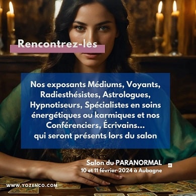 Exposants Arts divinatoires au Salon du Paranormal à Aubagne