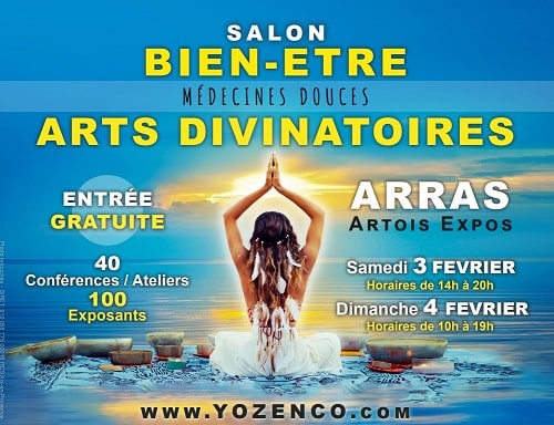 Salon Bien-être et Arts Divinatoires YOZENCO au Parc Artois Expo à Arras – Février 2024