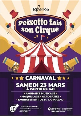 Carnaval de Talence au parc Peixotto – Edition 2024