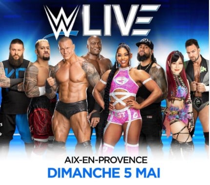 WWE Live – Spectacle de CATCH international à Aix – Mai 2024