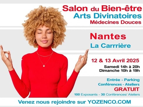 Salon Bien-être et Arts Divinatoires YOZENCO à La Carrière Saint-Herblain (Nantes) – Avril 2025
