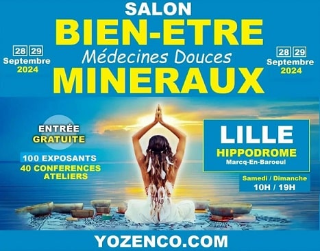 Salon du Bien-être, des Médecines Douces et des Minéraux à l’Hippodrome de Lille / Marcq-en-Barœul