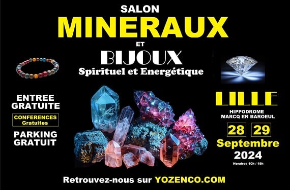 Salon des Minéraux et Bijoux Spirituels à Lille : Un Rendez-vous Incontournable