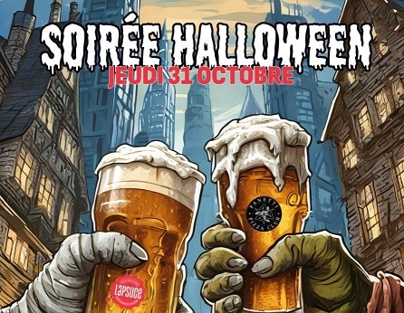 Soirée Halloween 2024 au Bar Le Lapsuce Mandelieu